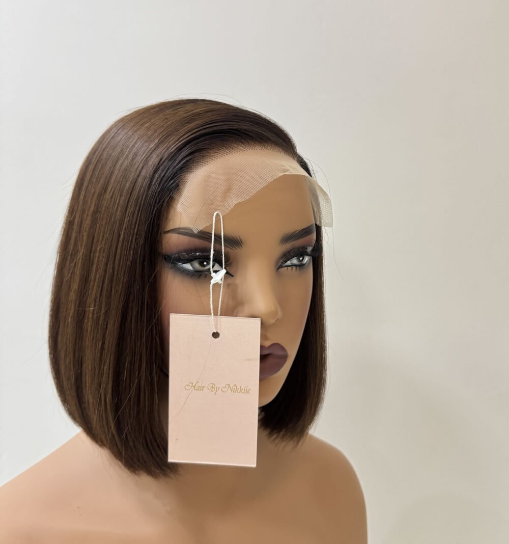 8" 200g brown bone straight paired with 5/5 lace - Image 2