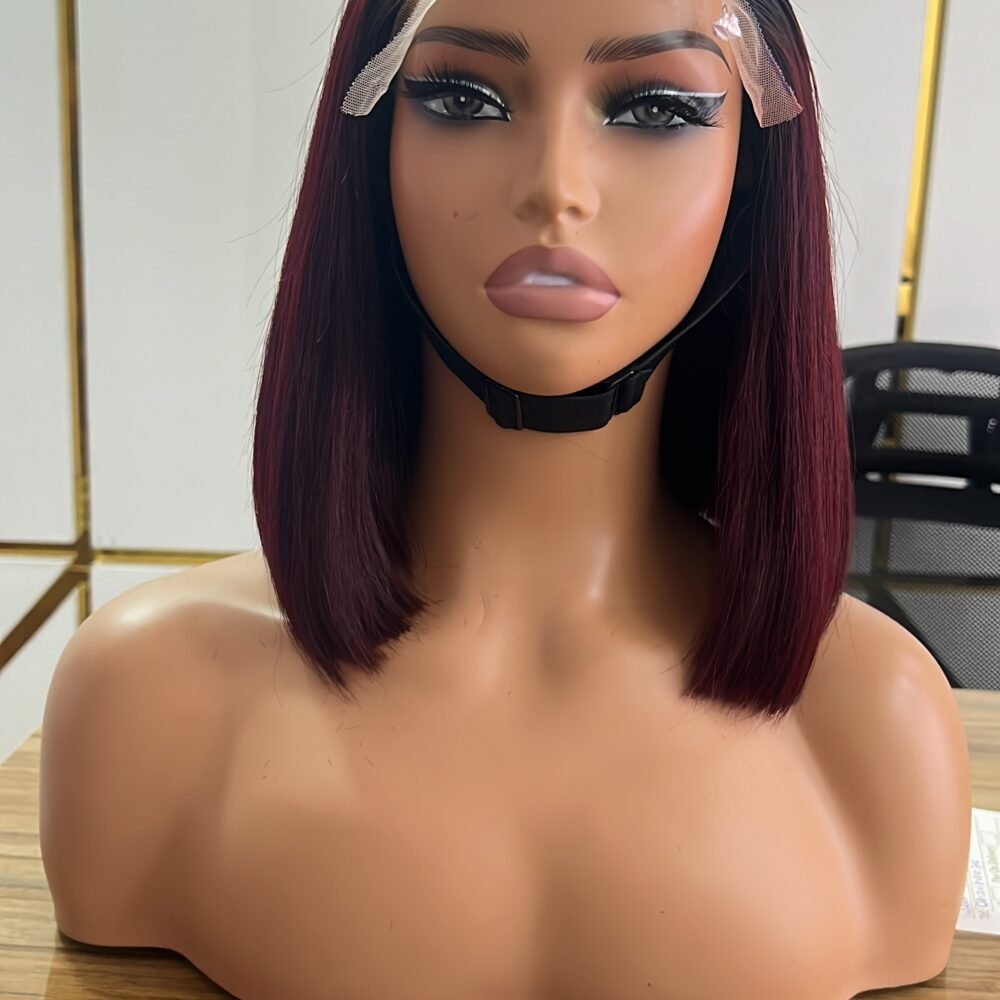 10" Burgundy bob 5x5
