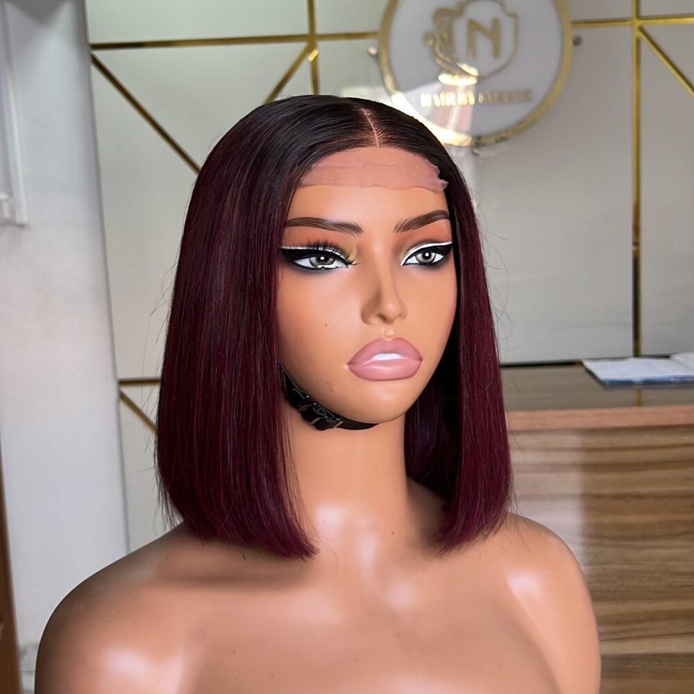 10" Burgundy Bob 2x6