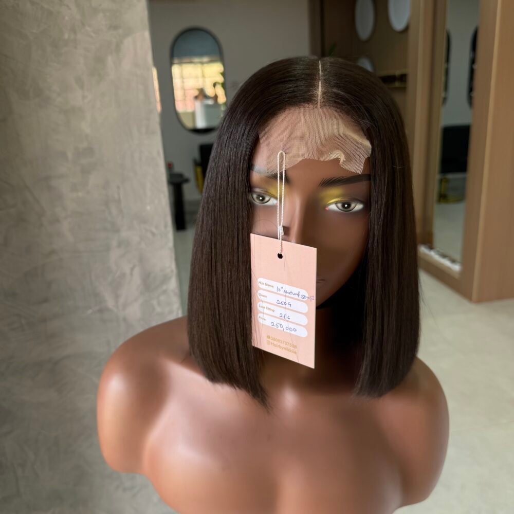10” Natural Straight 2/6