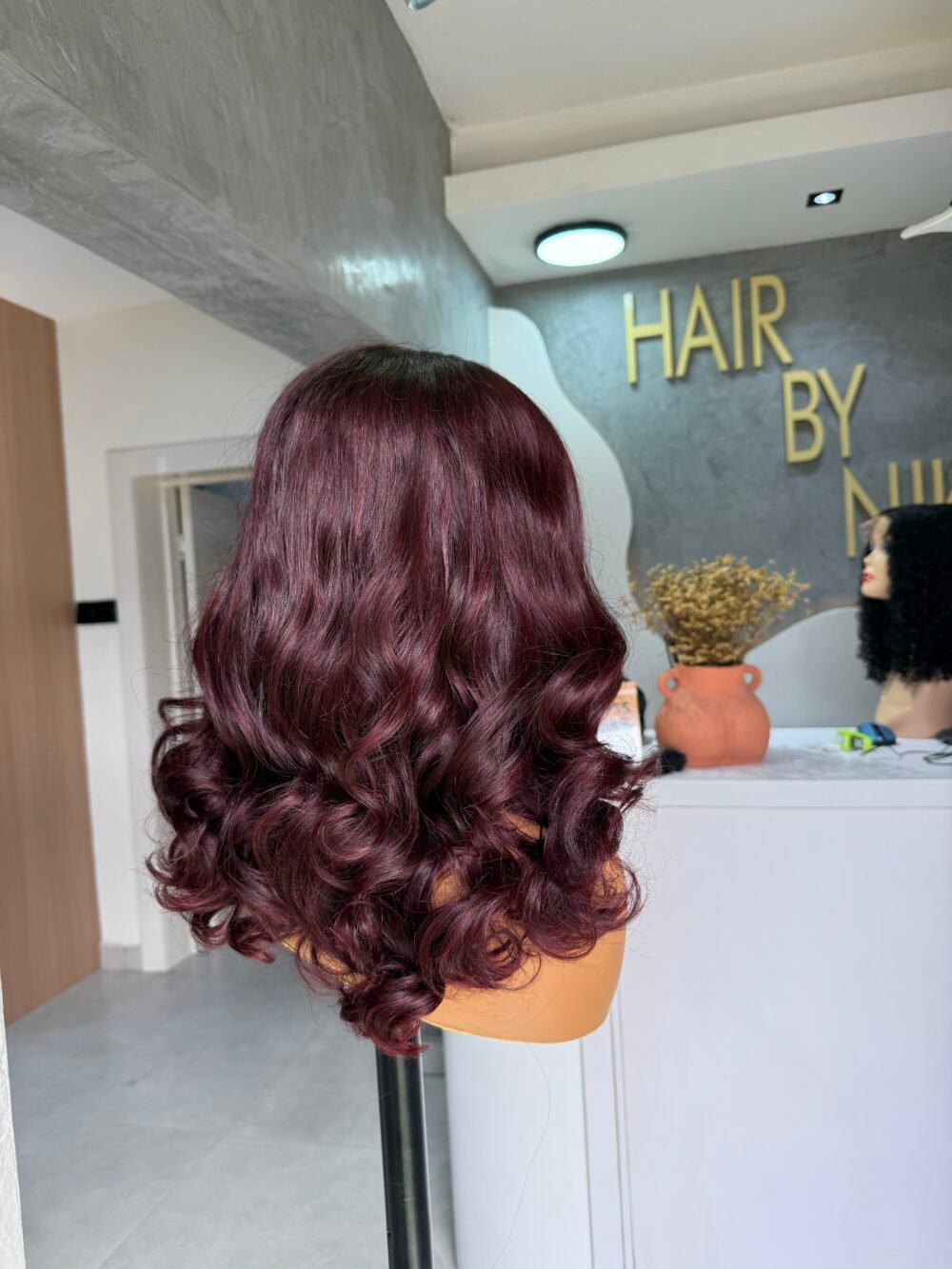 16" burgundy bodywave 2x6 - Image 3