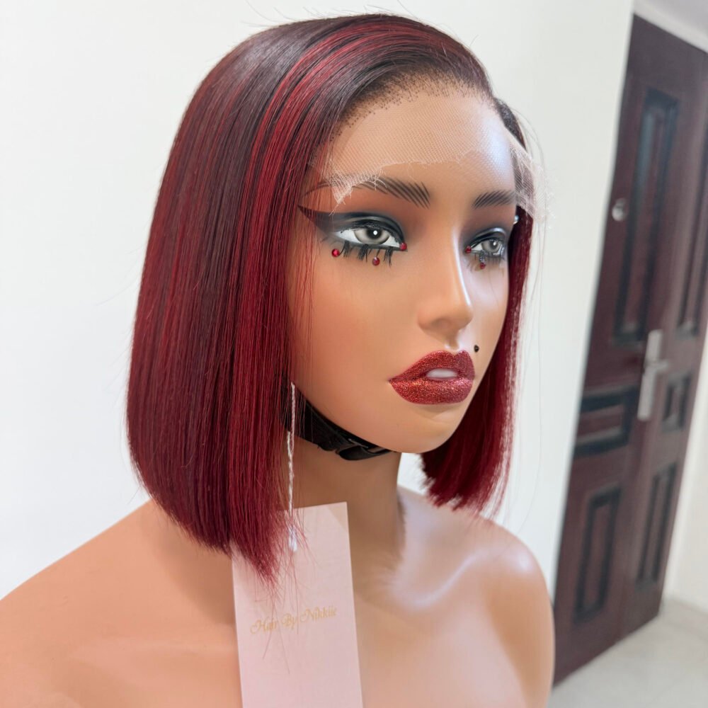 8” 200g custom colored 5/5 HD lace